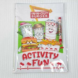 In N Out Activity Fun Crayon Coloring Book Kids Toy